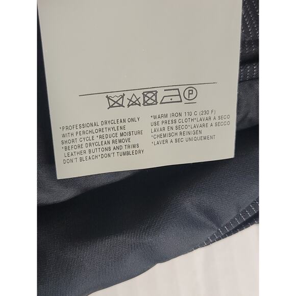 Tom Ford Blazer Mens SZ 52R (US 42) 100% Wool Black Gray Pinstripes Switzerland - Picture 8 of 16